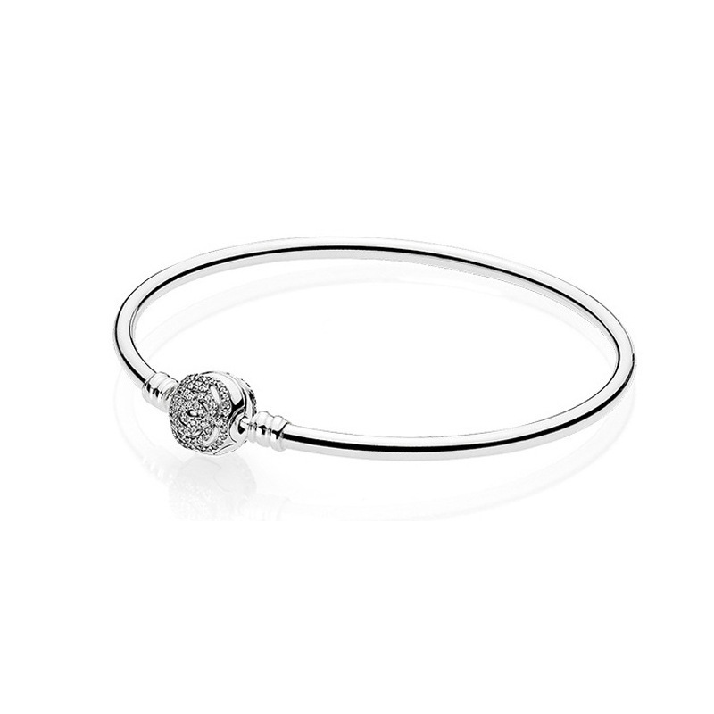 Factory direct pan luxuryreplica 925 sterling silver five-pointed star buckle snitch simple bracelet DIY basic bracelet bracelet