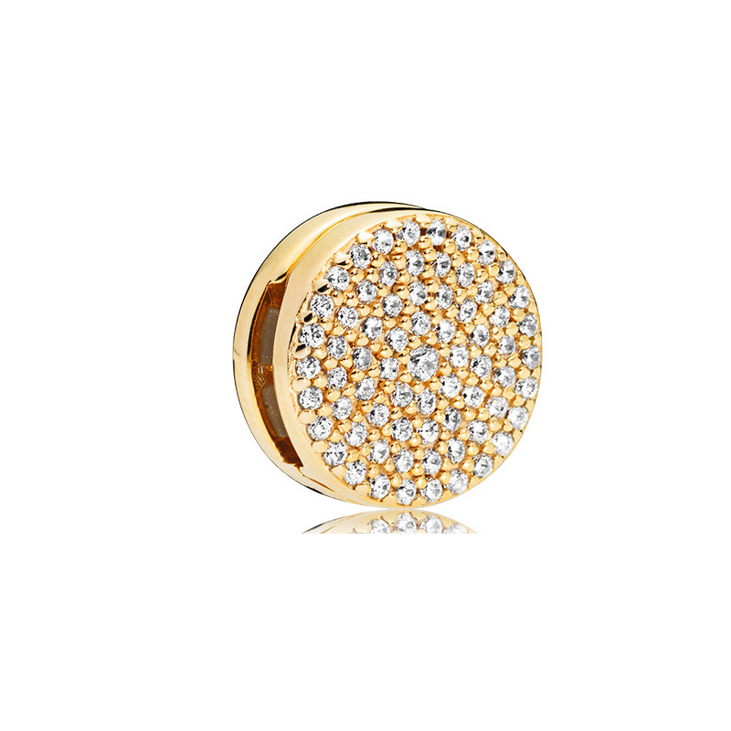 Factory direct pan luxuryreplica 925 silver rose pink ladybug love fashion fixed buckle beaded accessories beads