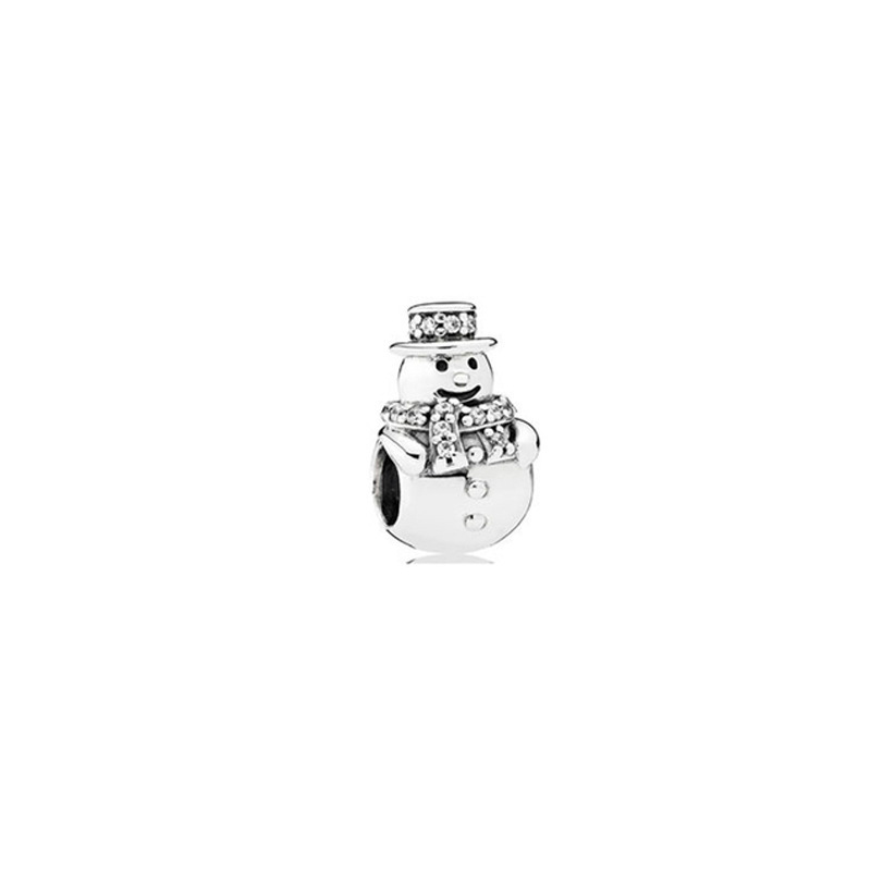 Factory direct pan luxuryreplica 925 sterling silver animal Christmas snowman train gift box hanging beads DIY accessories beads