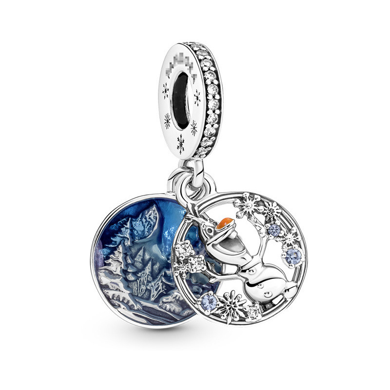 Pan luxuryreplica American Female and Beast Belle Beaded 925 Sterling Silver Teapot Wife Hanging DIY Accessories