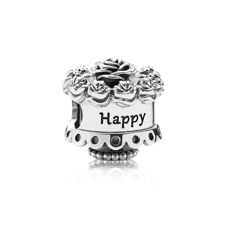 Factory direct pan luxuryreplica 925 silver perfume butterfly ladybug lucky four-leaf clover fixed buckle beaded loose beads