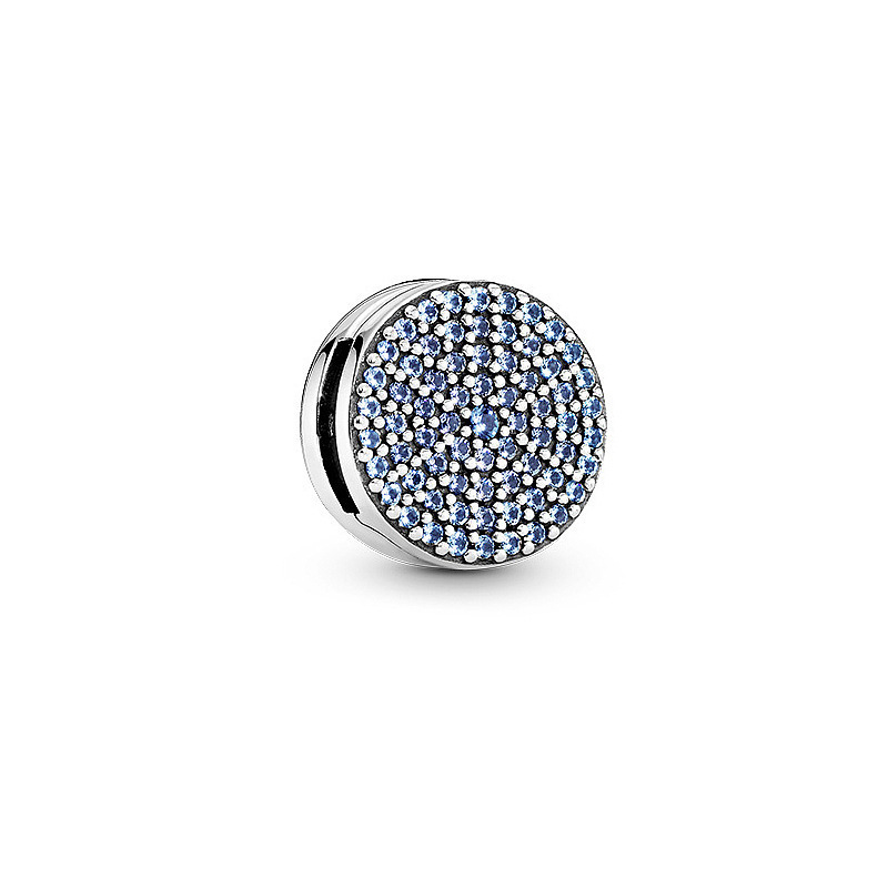 pan  luxuryreplica 925 Sterling Silver Love Butterfly Moon Fixed Buckle Beads DIY Accessories Beads