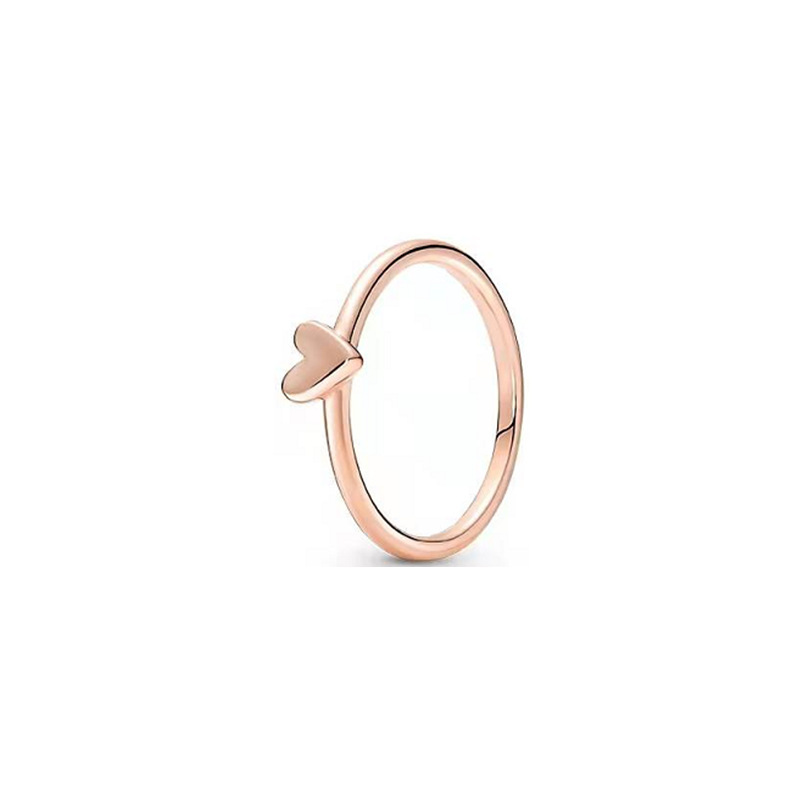 Factory Outlet pan luxuryreplica 925 Sterling Silver New Shining Wishing Bone Angel Wings Minnie Ring European and American Fingers