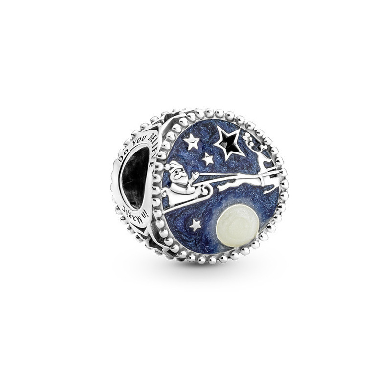 Pan luxuryreplica American Female and Beast Belle Beaded 925 Sterling Silver Teapot Wife Hanging DIY Accessories