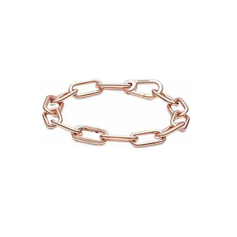 Factory direct pan  luxuryreplica 925 sterling silver ME series pearl bracelet smooth bracelet basic bracelet