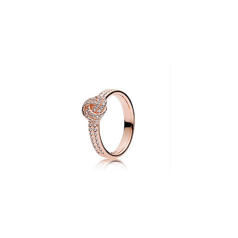 pan  luxuryreplica Rose Golden Charm Glaze Leaves Ring for Couple
