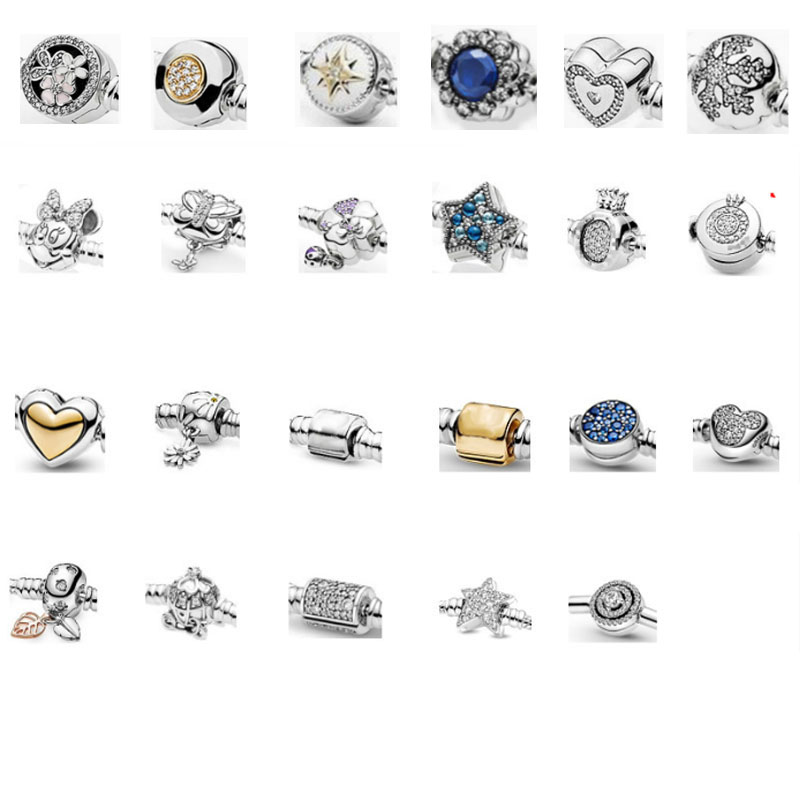 pan luxuryreplica Button 925 Silver Bracelet Crown Pumpkin Car Pentagram Bow Bracelet Bracelet Bracelet Button Head