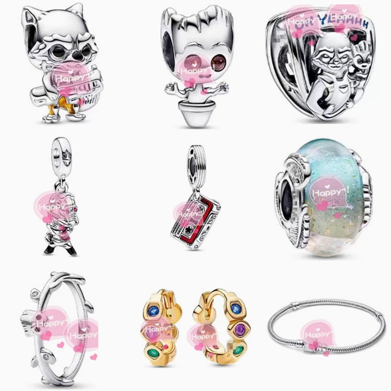 pan luxuryreplica beads 925 sterling silver new cartoon character series bracelet beads DIY accessories loose beads pendant