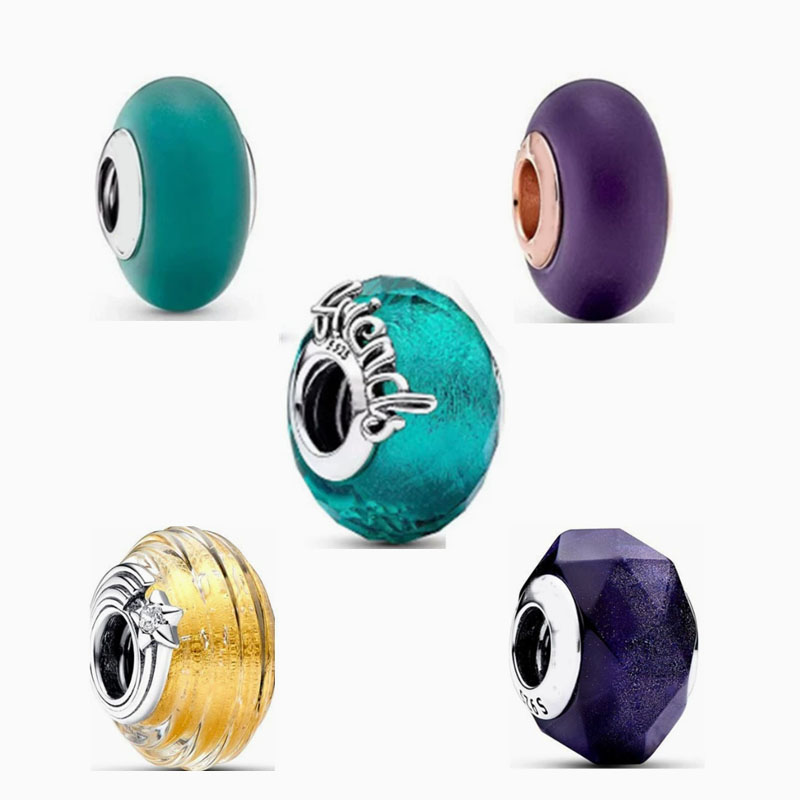 pan  luxuryreplica 925 Pure Silver Didi S New Glazed Beads Hanging Beads DIY Accessories Beads