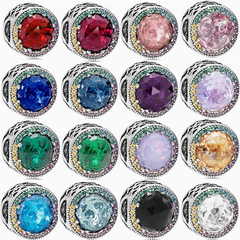 Factory direct pan luxuryreplica 925 silver classic rainbow cat's eye color cat's eye hanging string DIY accessories beads