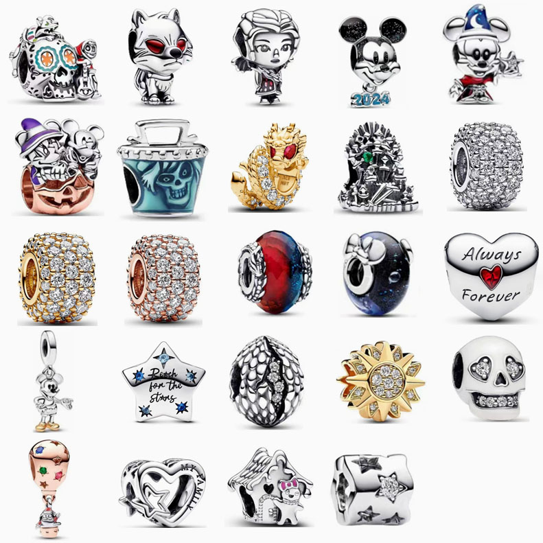 pan luxuryreplica Game of Thrones Halloween Pumpkin Skull Luminous Beads 925 Sterling Silver Pendant Accessories