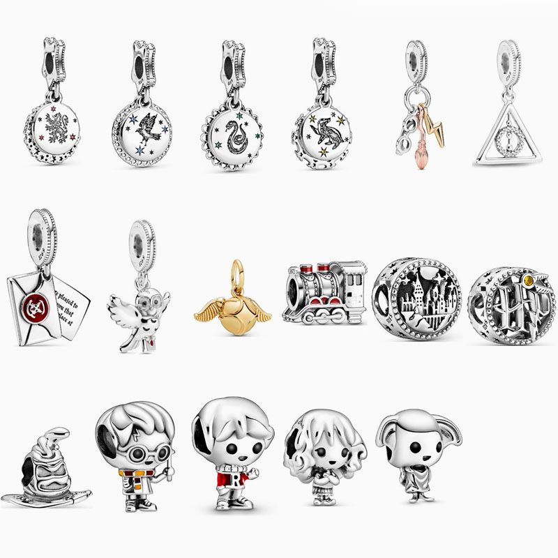 Factory direct pan  luxuryreplica copper beads Harry series golden snitch magic college loose beads