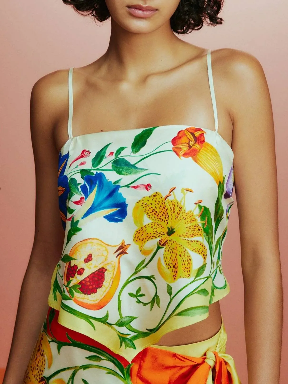 Unique Printed Set - Camisole Top