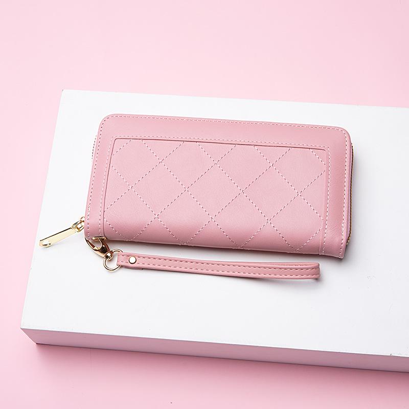 Wallet Long Girls New 2022 Zipper Embroidery Clutch Bag Fashion Wallet Card Bag