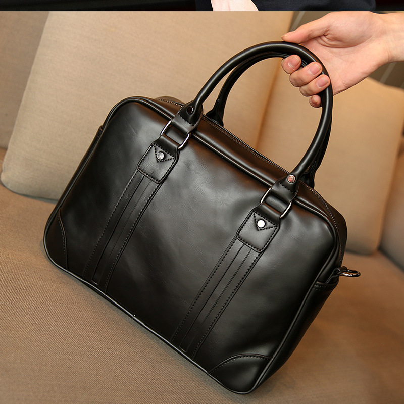 Korean Fashion Men's Business Hand-held Crossbody Briefcase