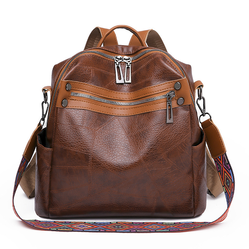 Fashion Soft Leather Joker Ladies Outdoor Travel