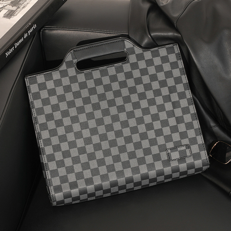 Fashion Classic Light Business Men's Casual Portable File Crossbody Bag