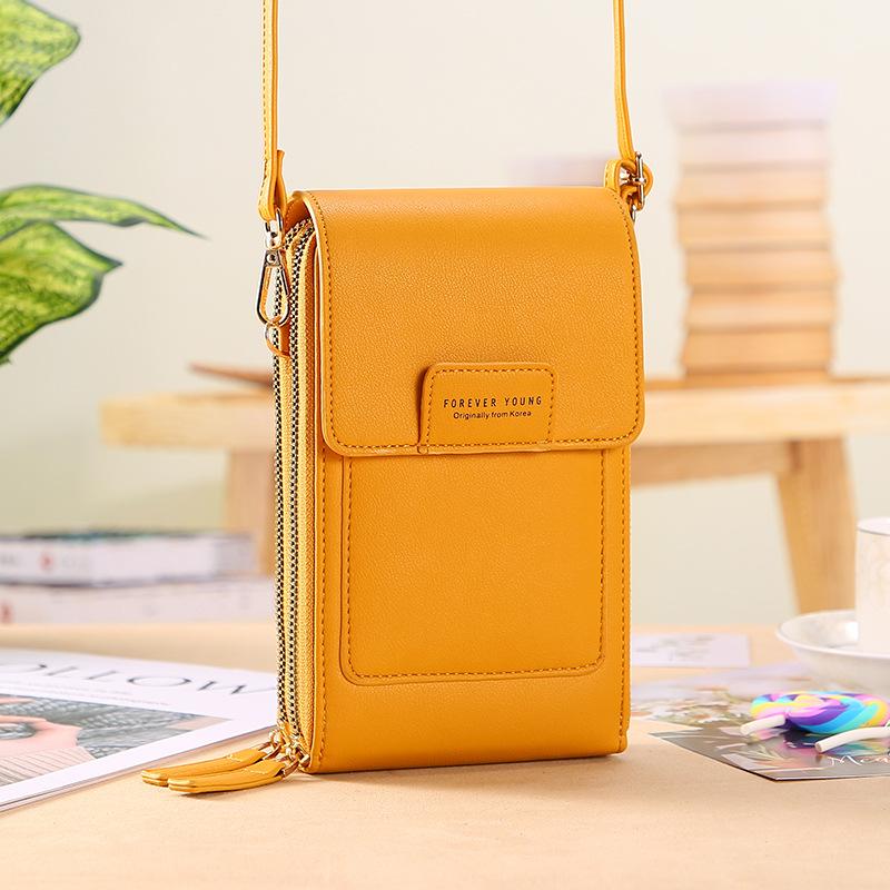 Touch screen phone bag female