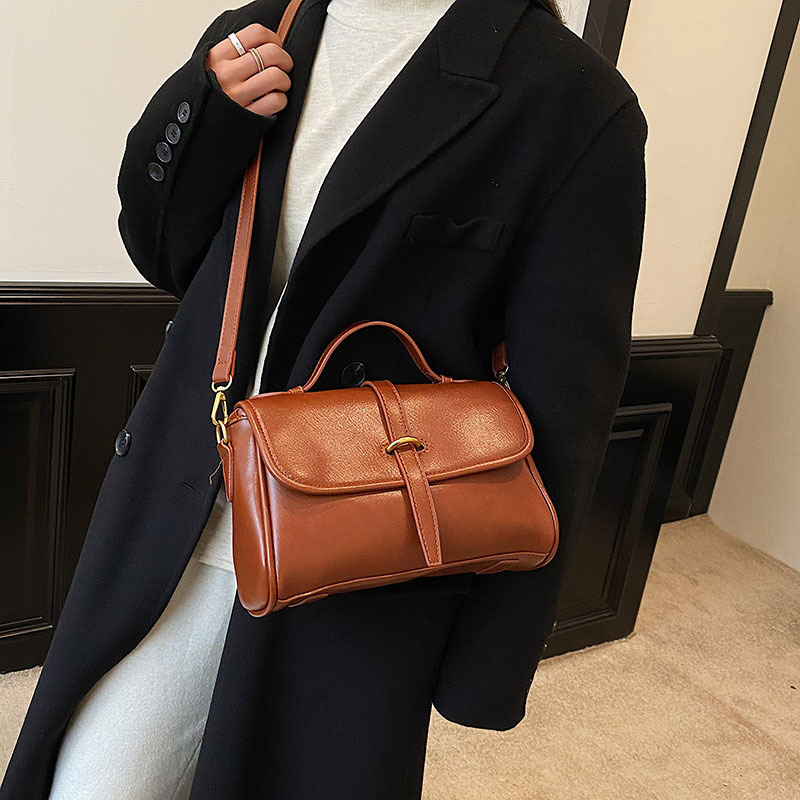 Soft Leather Tote Crossbody Bag