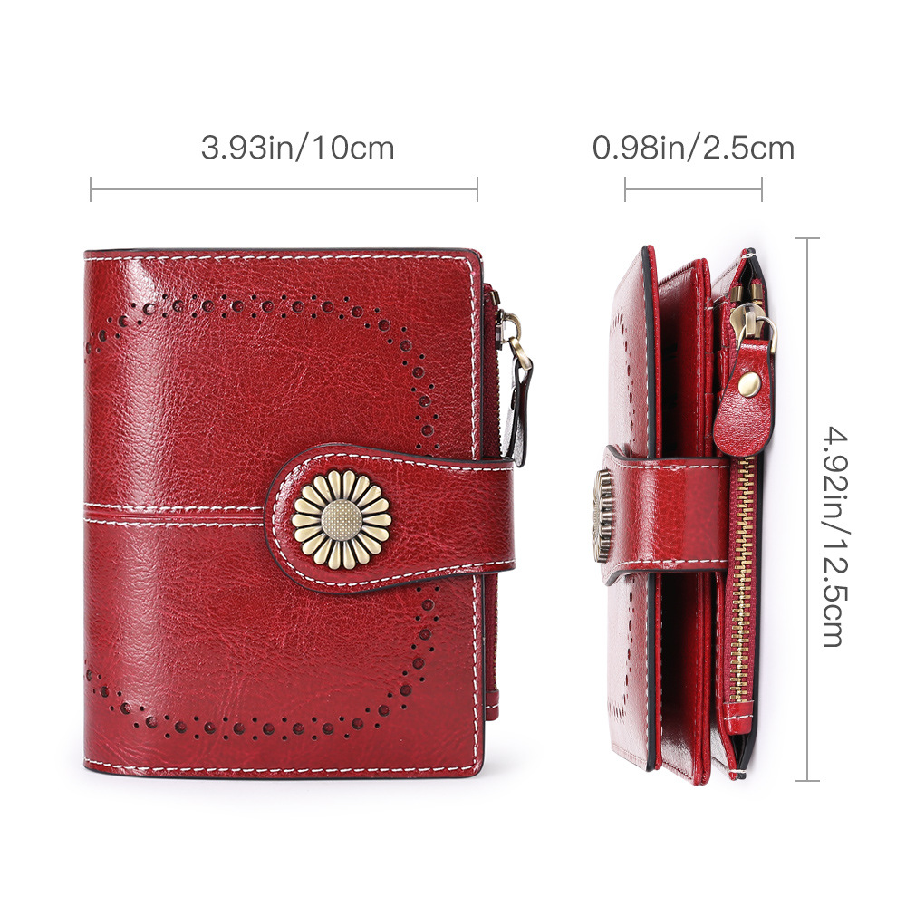 Cropped Zip Wallet