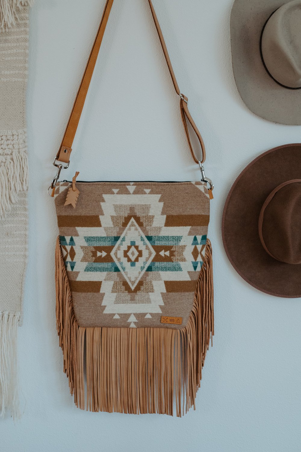 RESERVED CUSTOM LISTING - FRINGE BACKPACK PURSE IN ROCK POINT