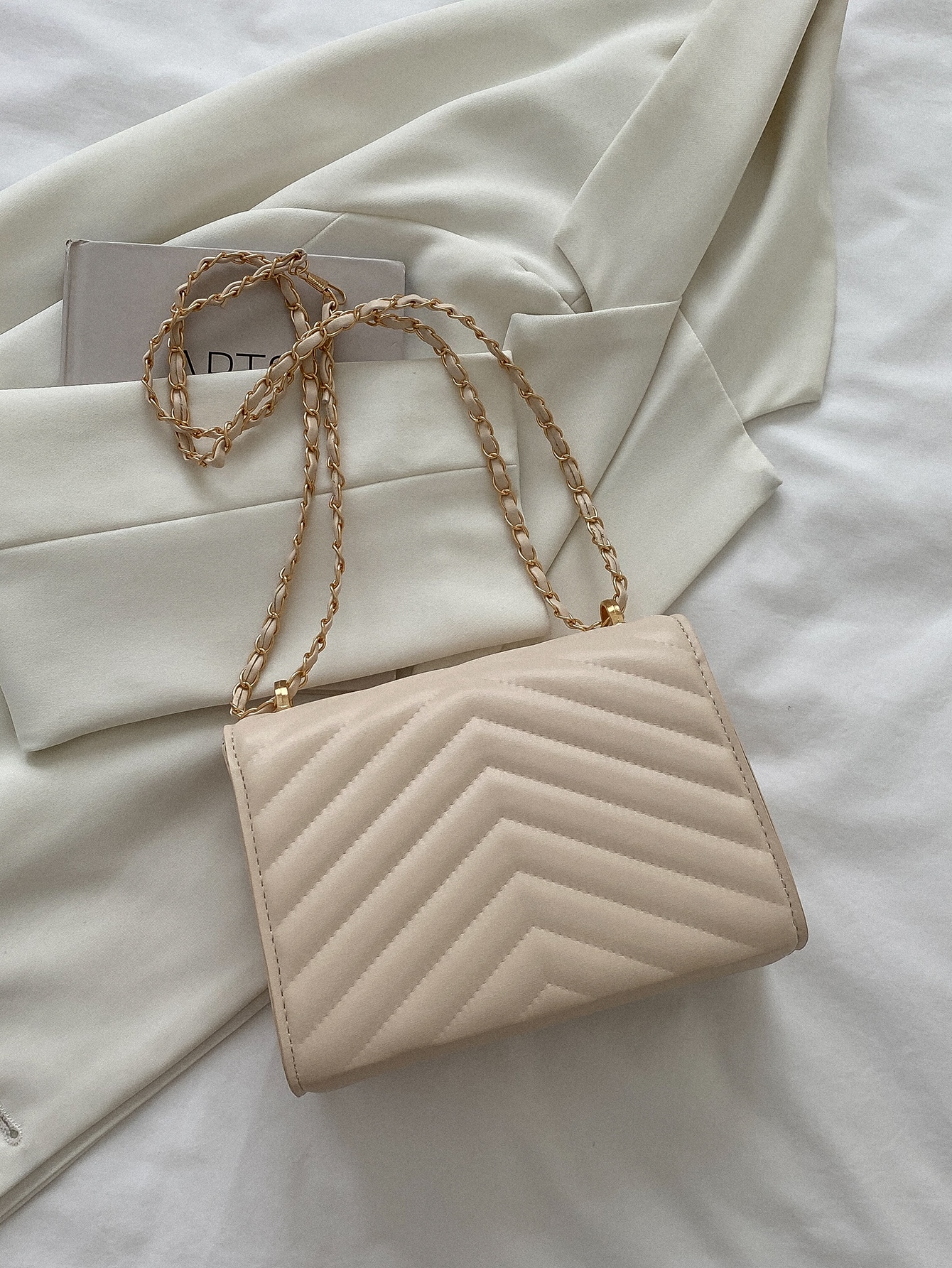 Mini Zigzag Quilted Chain Bag