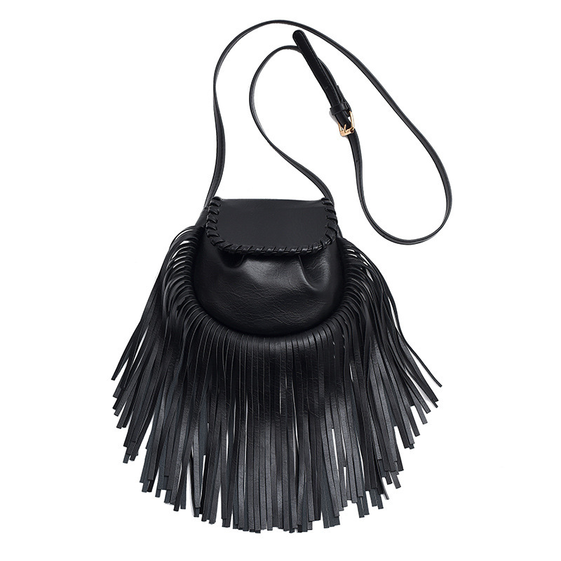 Fringed Saddle Bag