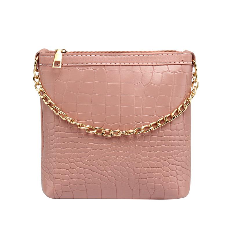 Women's New Fashion Korean Version Of Stone Shoulder Bag Messenger Bag Fashion Armpit Bag Small Square Bag