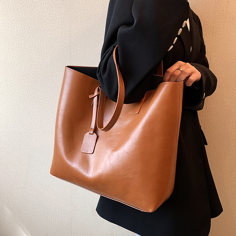 Retro Large Shoulder Bag