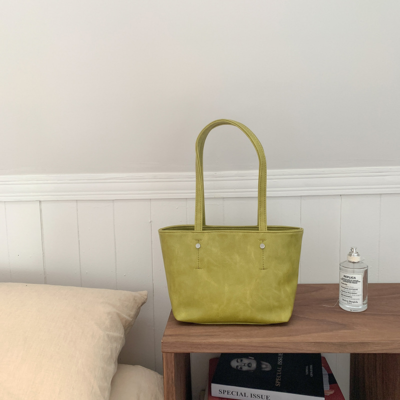 Retro One-Shoulder Simple Tote