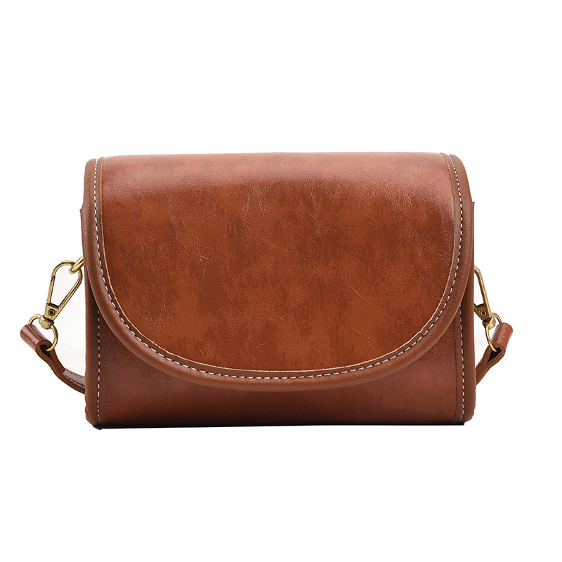 Retro Fashion Shoulder Bag Leather Crossbody Bag