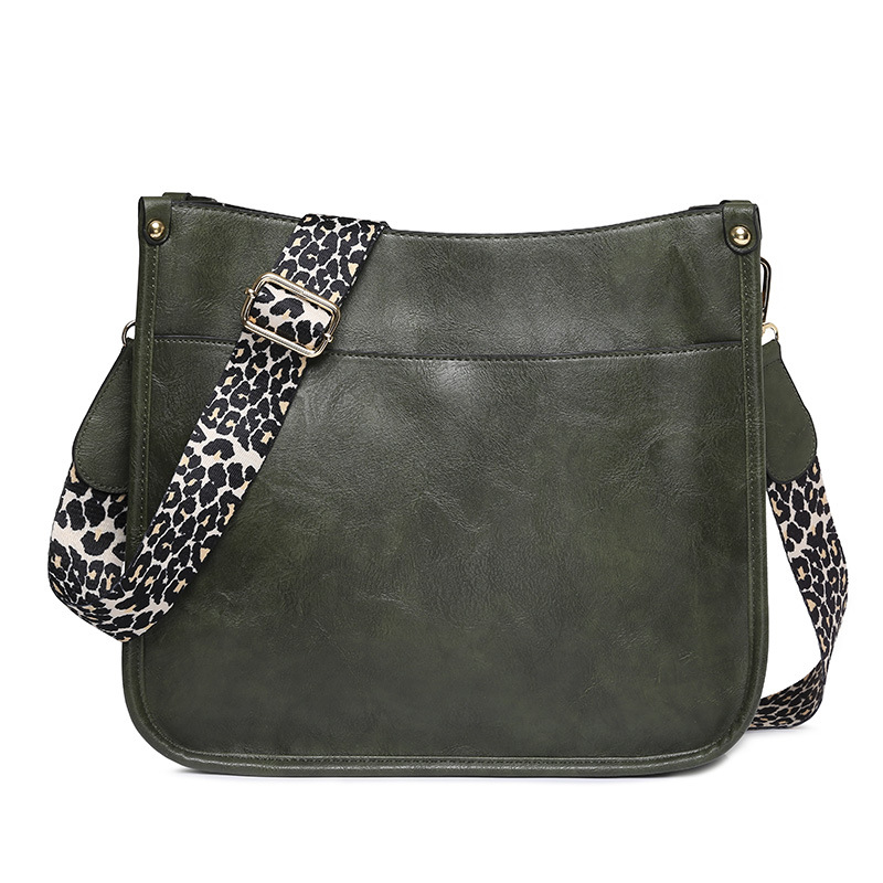 Guitar Strap Crossbody Bags Leopard Shoulder Bucket Bags