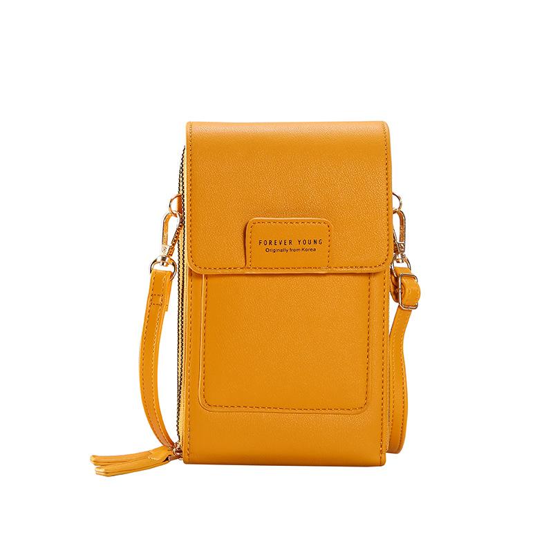 Touch screen phone bag female
