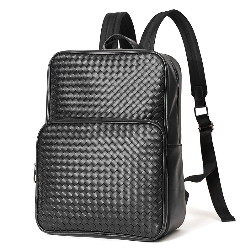 Large Capacity Men's New Fashion Woven Backpack