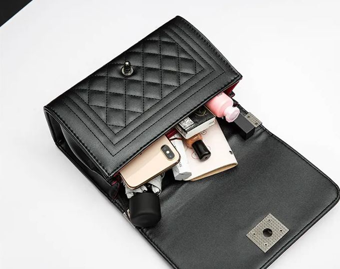 Leather Chain Bag Crossbody Bag