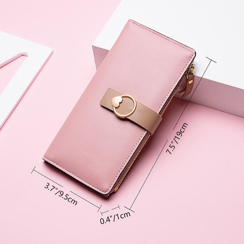 Wallet Long Girls New 2022 Zipper Embroidery Clutch Wallet Card Bag