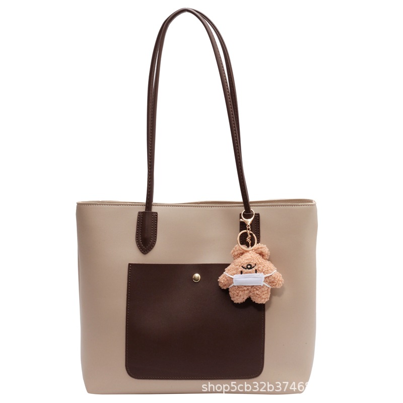 Tote Bag Women's Large Capacity Work Commuter Bag Texture Shoulder Bag