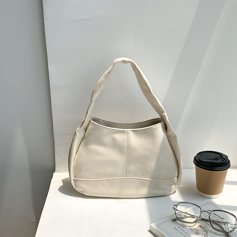 Fashion Simple Soft Leather Vintage Handbag