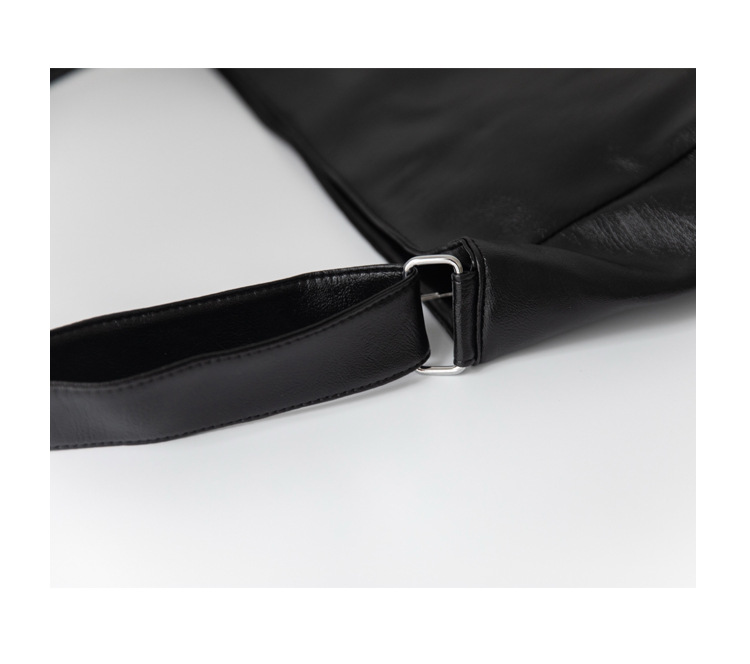 Soft Leather Crossbody Tote