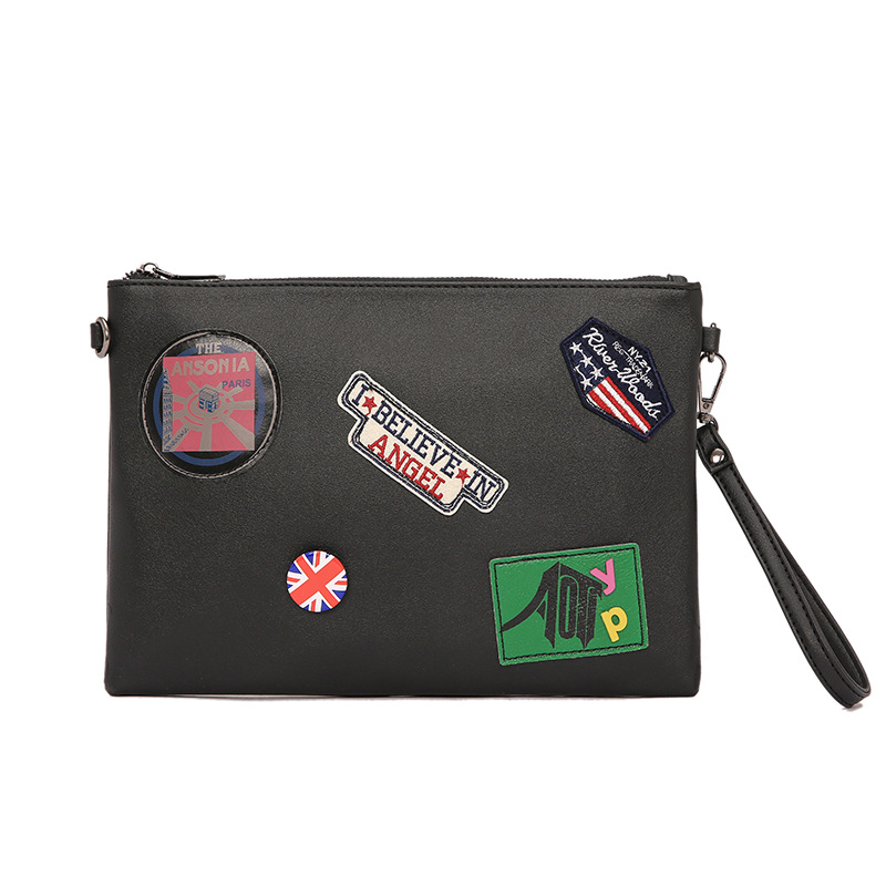 The New Korean Version Of The Tide Burst Men's And Women's Medal Envelope Bag