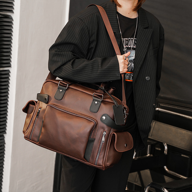New Trendy Men's Retro Casual Shoulder Crossbody Bag