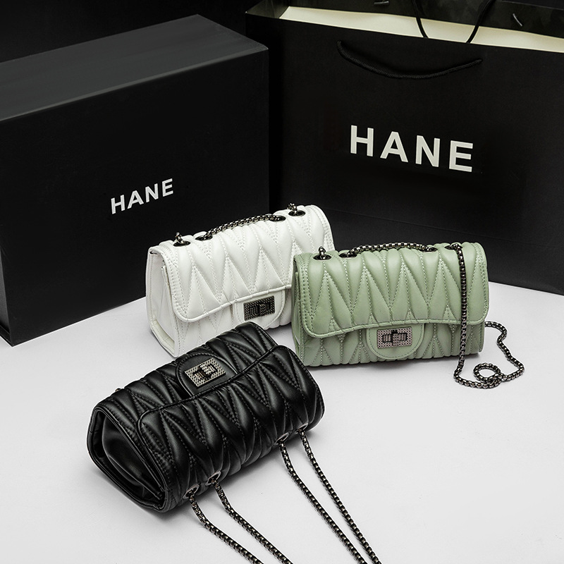 Leather Chain Bag Crossbody Bag