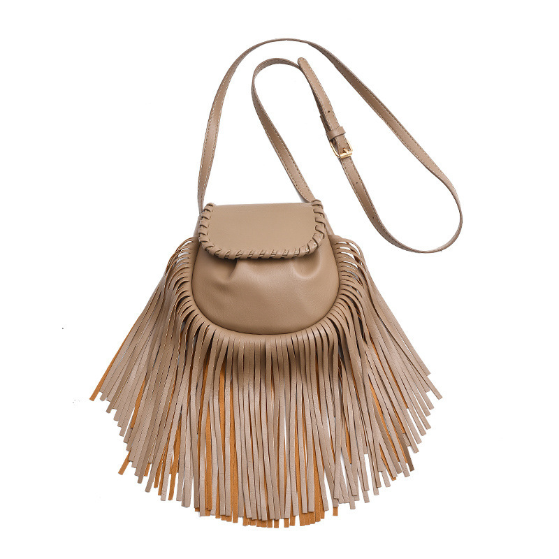 Fringed Saddle Bag
