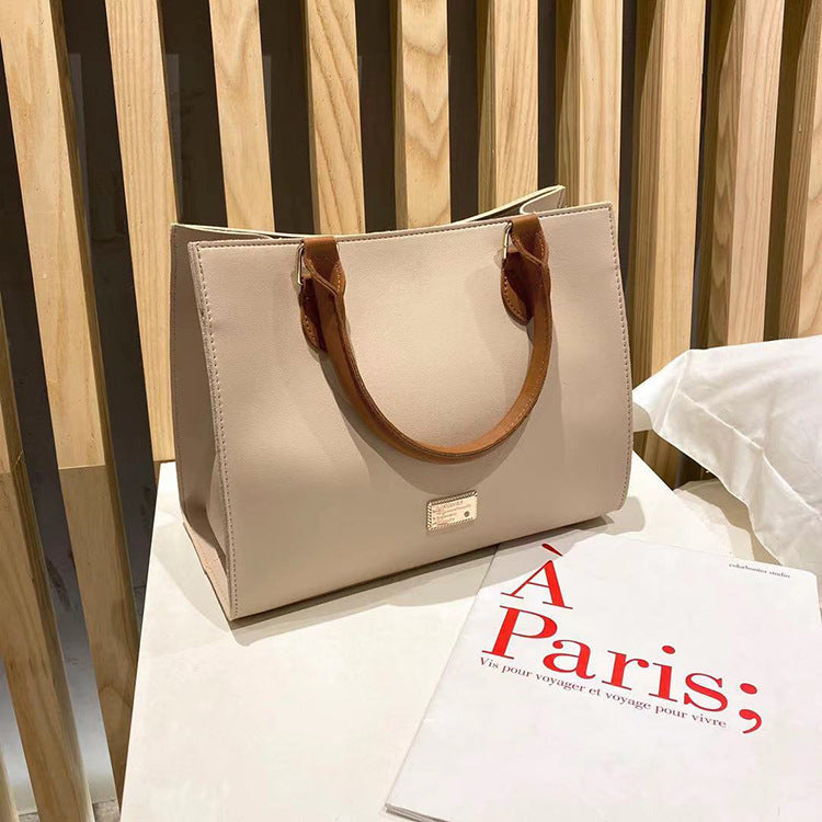 Large Capacity Tote Bag Folder Bag Shoulder Crossbody Bag