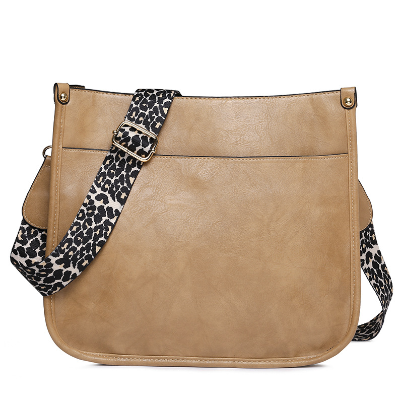 Guitar Strap Crossbody Bags Leopard Shoulder Bucket Bags