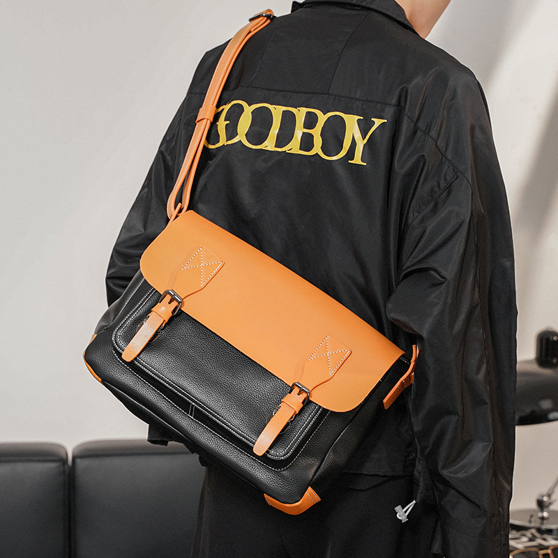 Light Business Men's Fashion Large Capacity Messenger Bag Ipad File Bag