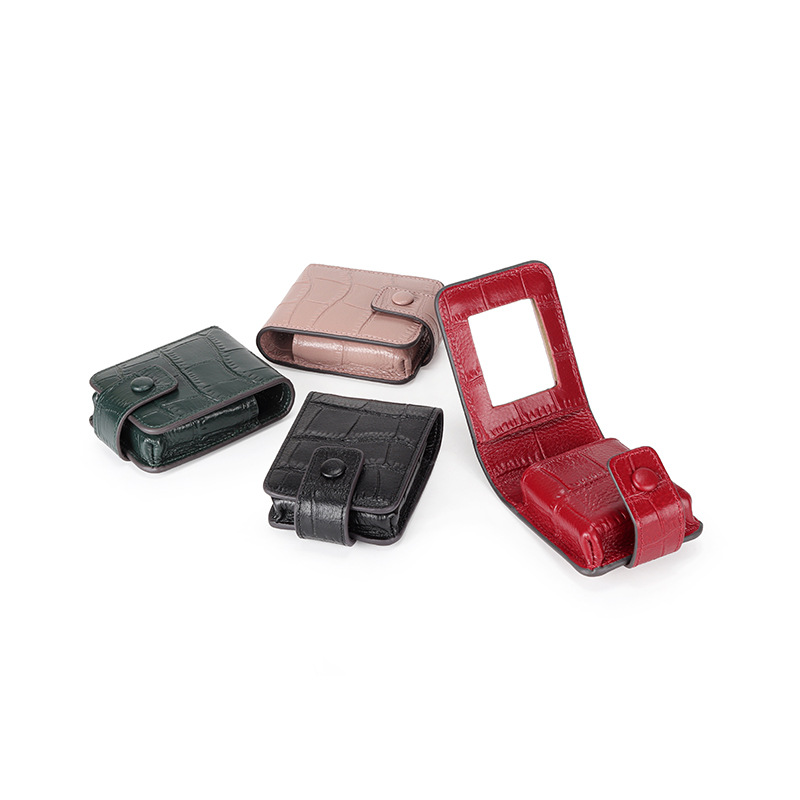 Real Leather Ladies Embossed Crocodile Pattern