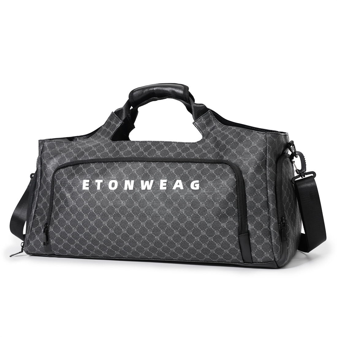 Large Capacity Fitness Bag Independent Shoe Position Short Travel Bag Luggage Bag Sports Satchel