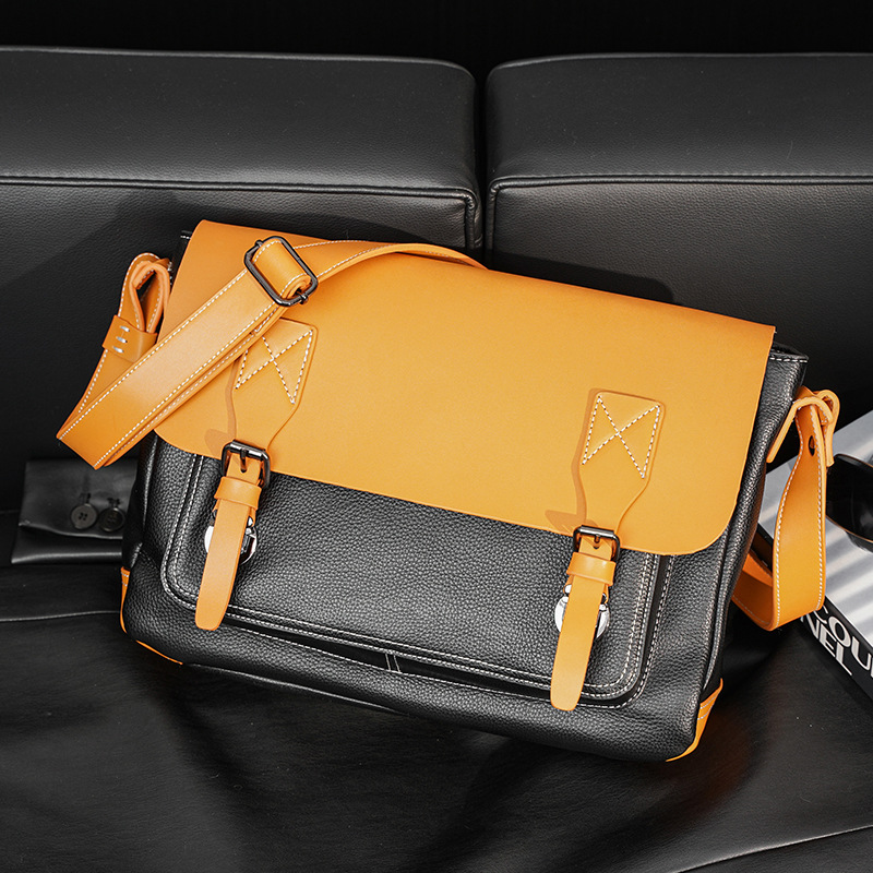 Light Business Men's Fashion Large Capacity Messenger Bag Ipad File Bag