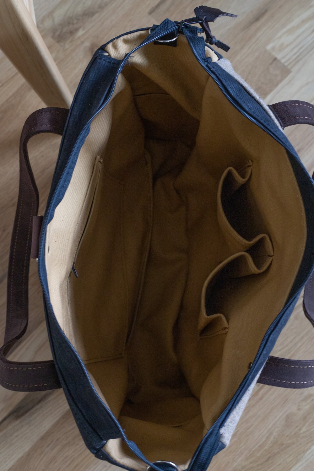 UNISEX DIAPER BAG LARGE TOTE IN GEOMETRIC THUNDERBIRD